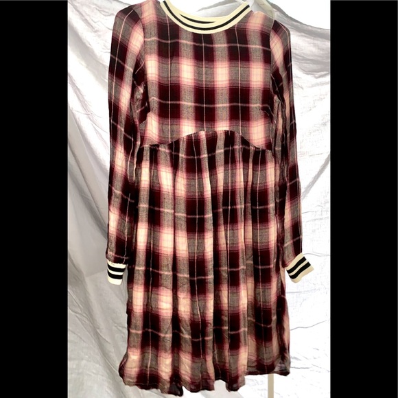 A plaid dress.